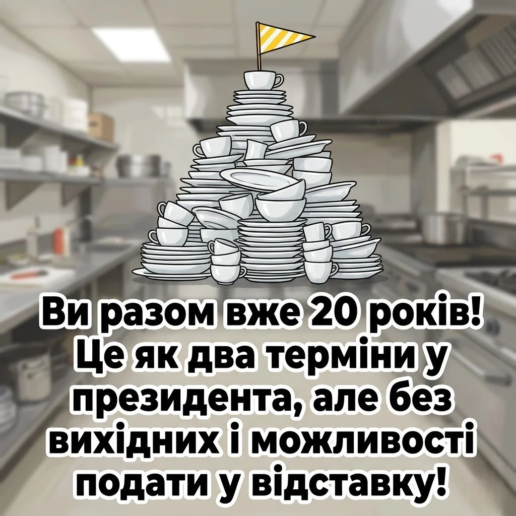Порцелянове весілля: 20 років кохання у щирих привітаннях для пари