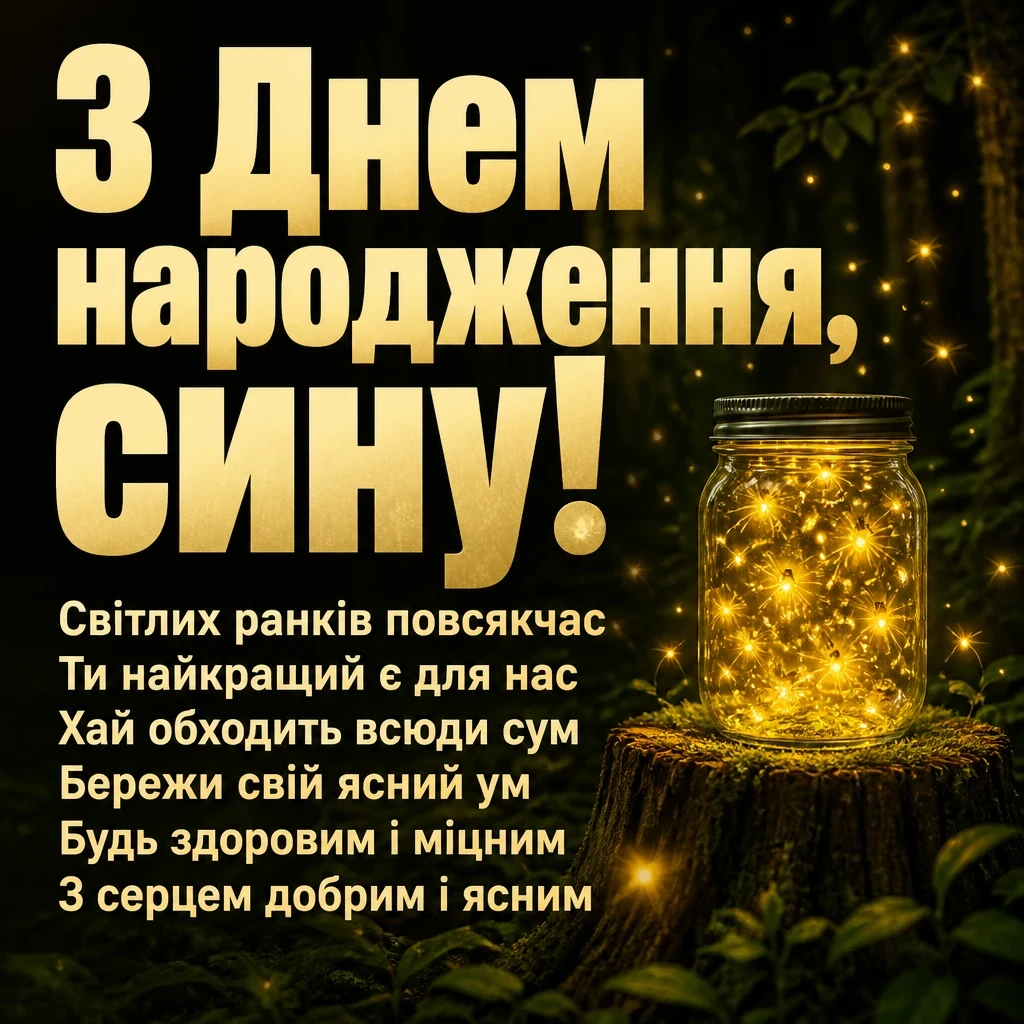 зворушливі привітання з днем народження сину від мами і тата