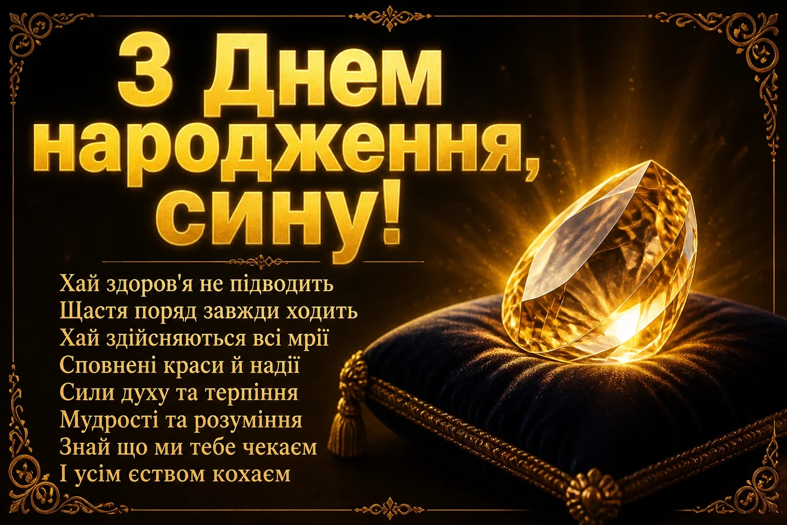 зворушливі привітання з днем народження сину від мами і тата