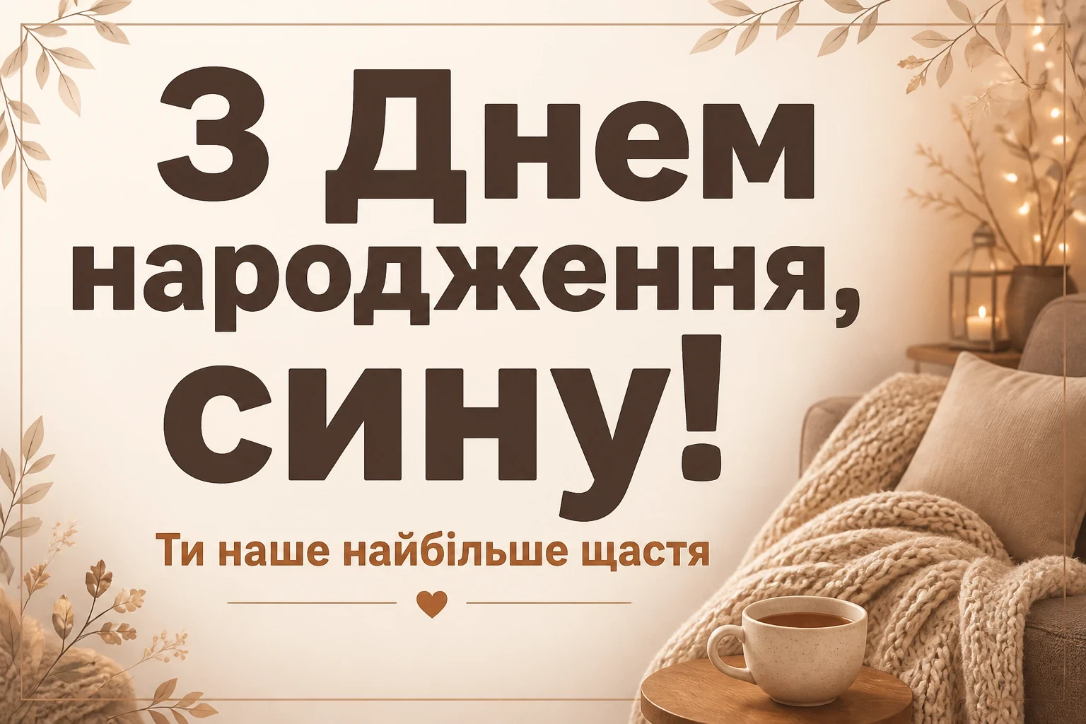 зворушливі привітання з днем народження сину від мами і тата