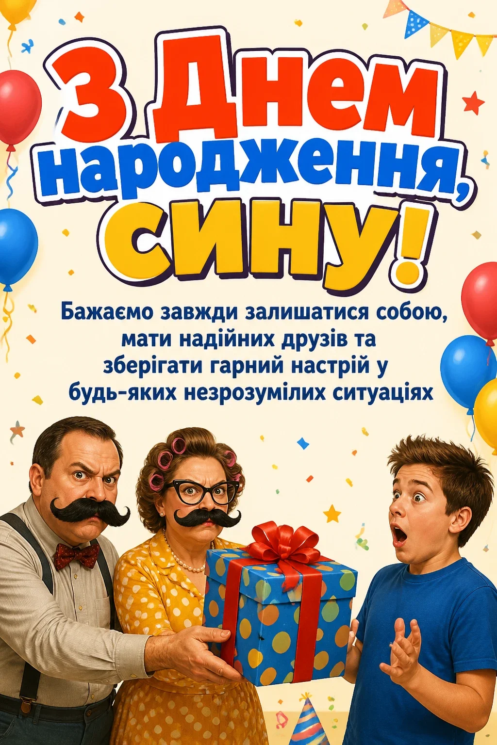 зворушливі привітання з днем народження сину від мами і тата