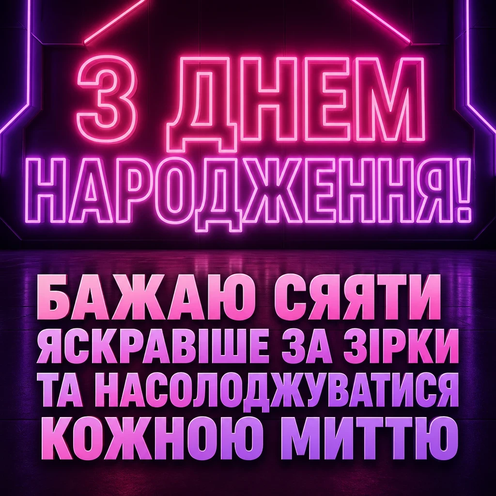 привітання з днем народження своїми словами короткі жінці