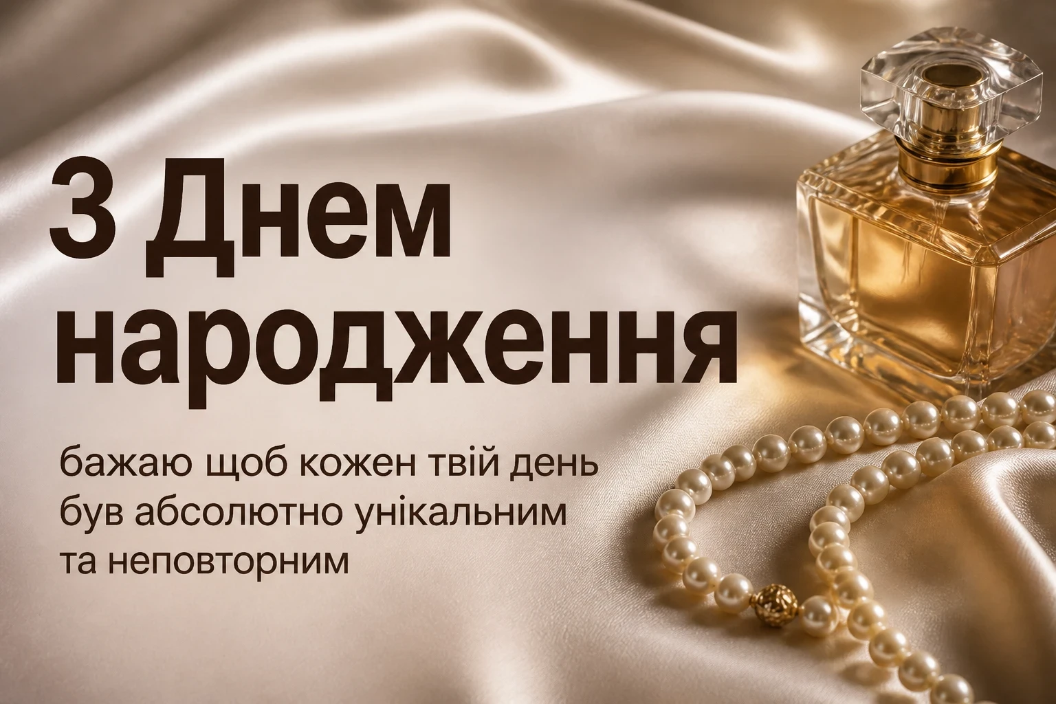 привітання з днем народження своїми словами короткі жінці