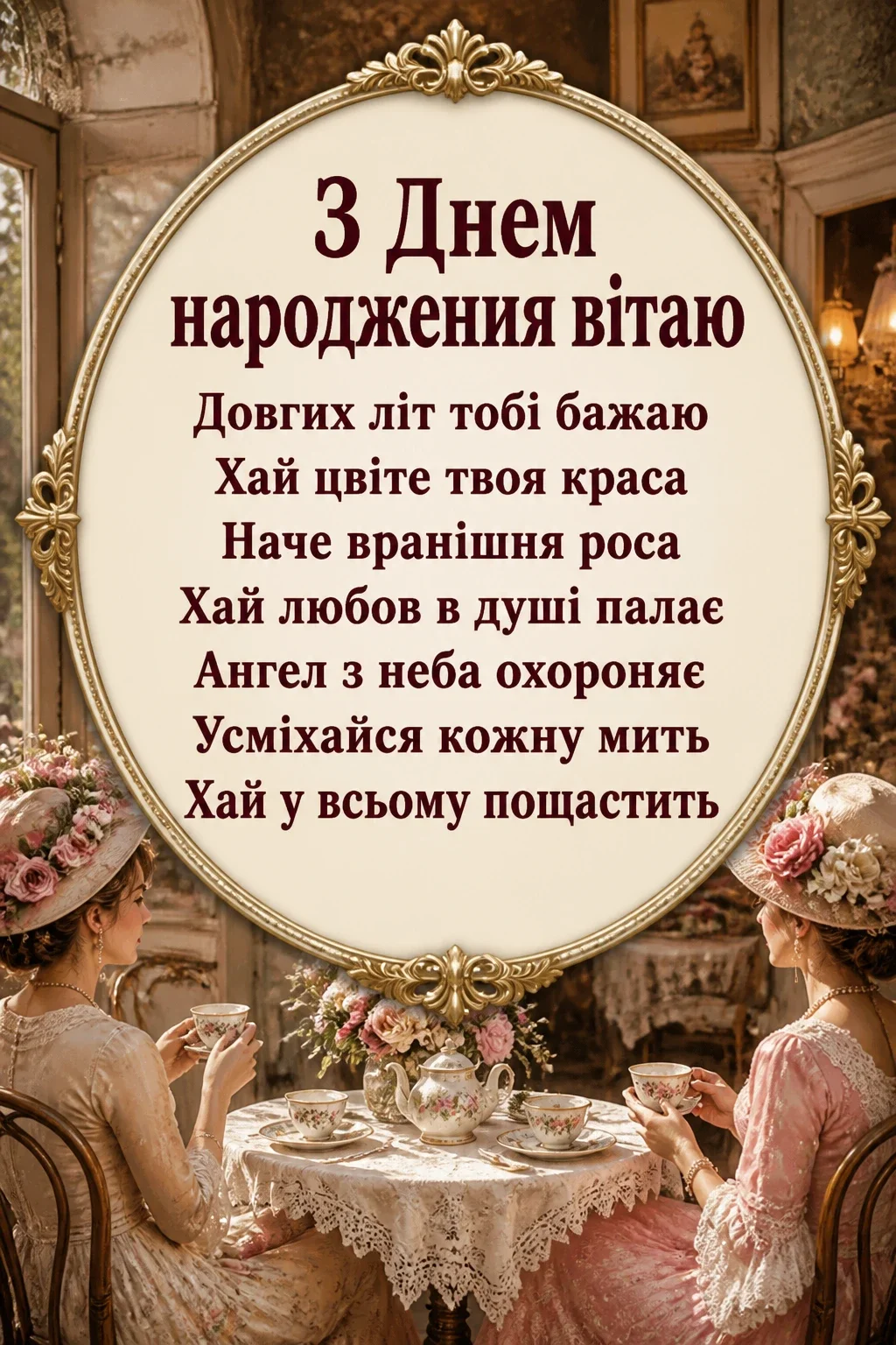 привітання з днем народження своїми словами короткі жінці