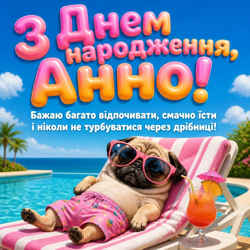 з днем народження анна