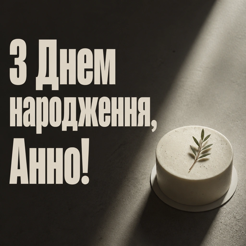 з днем народження анна