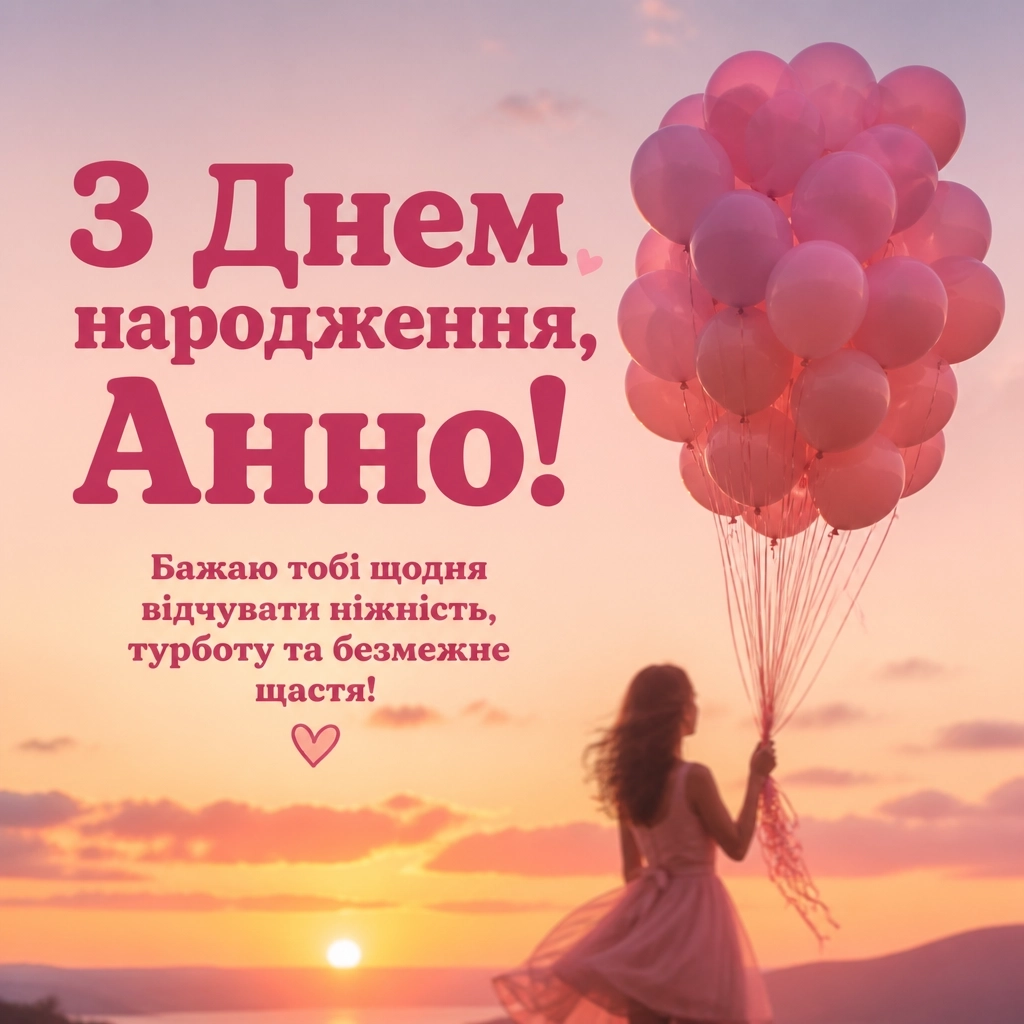 з днем народження анна