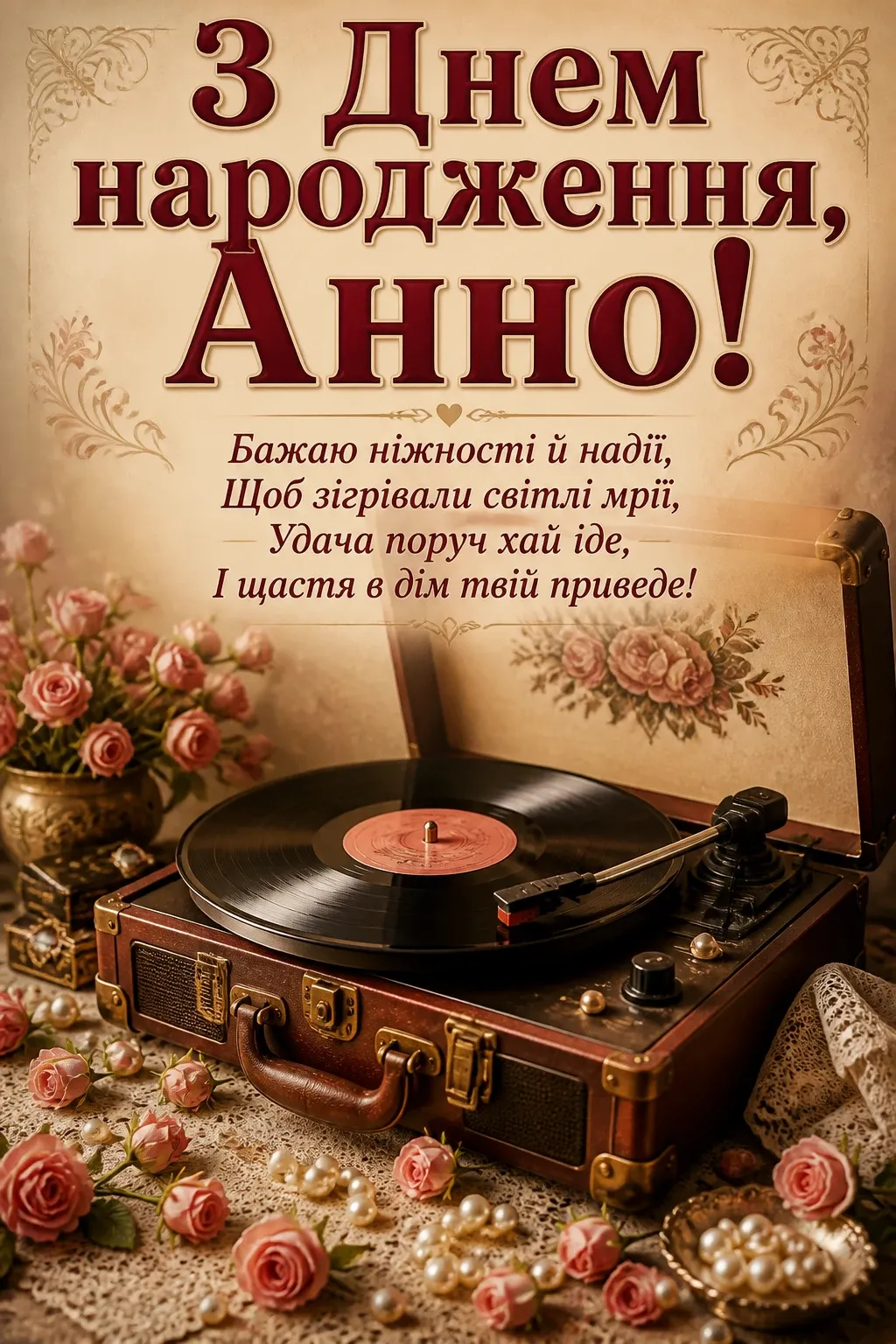з днем народження анна