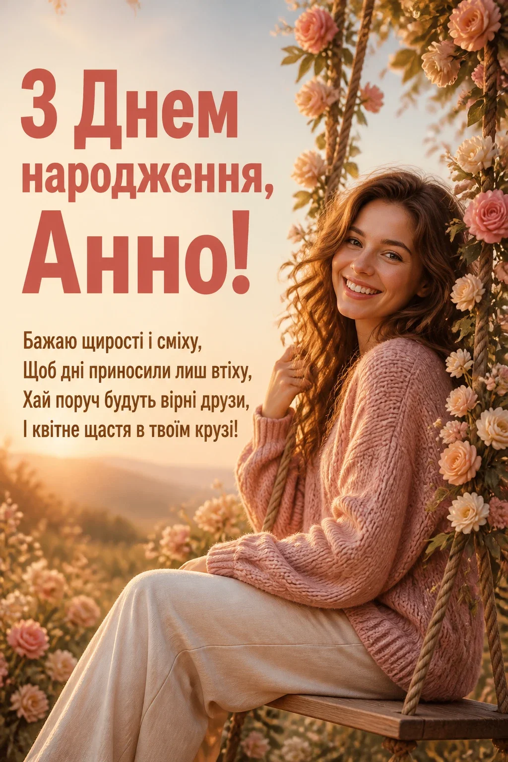 з днем народження анна