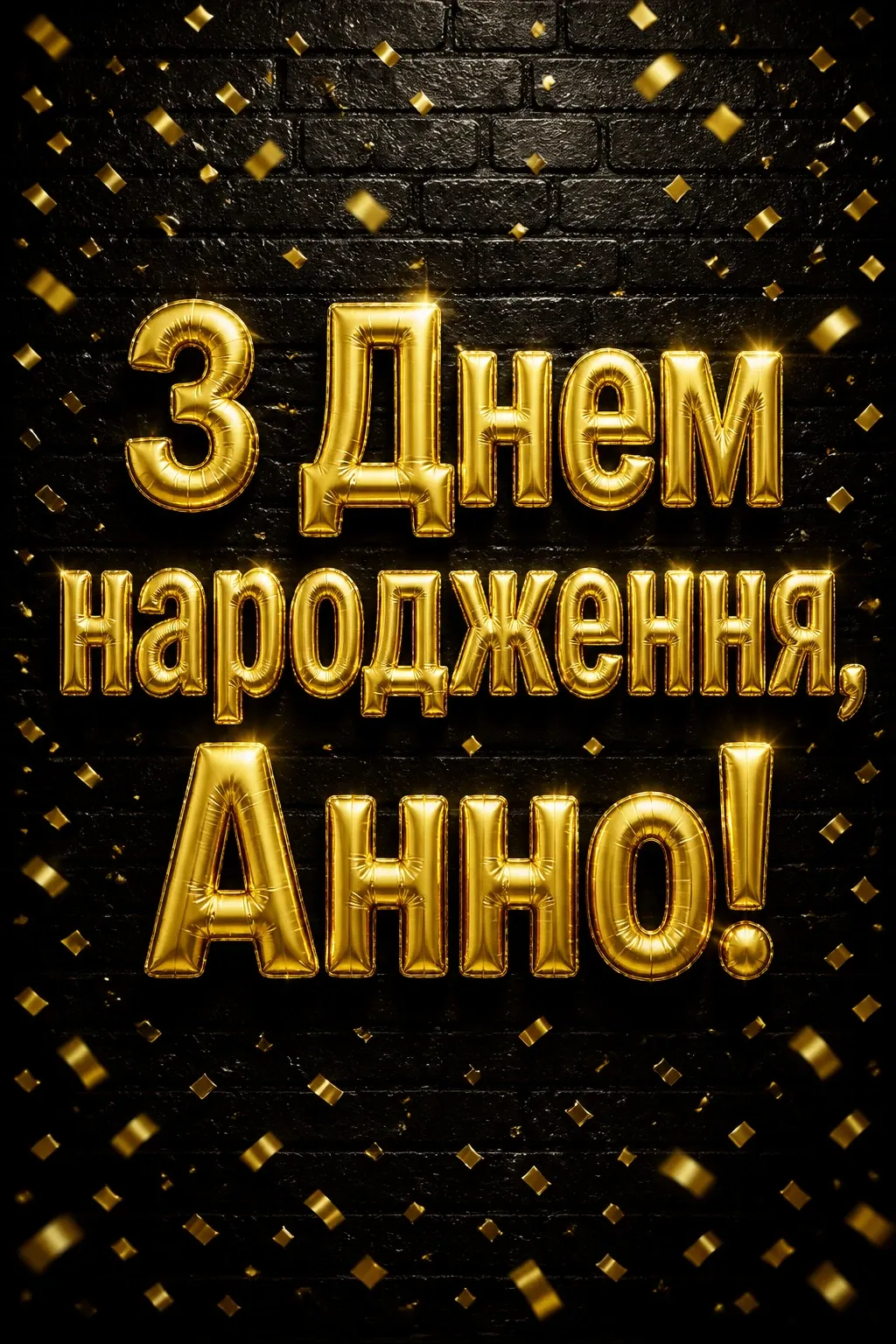 з днем народження анна