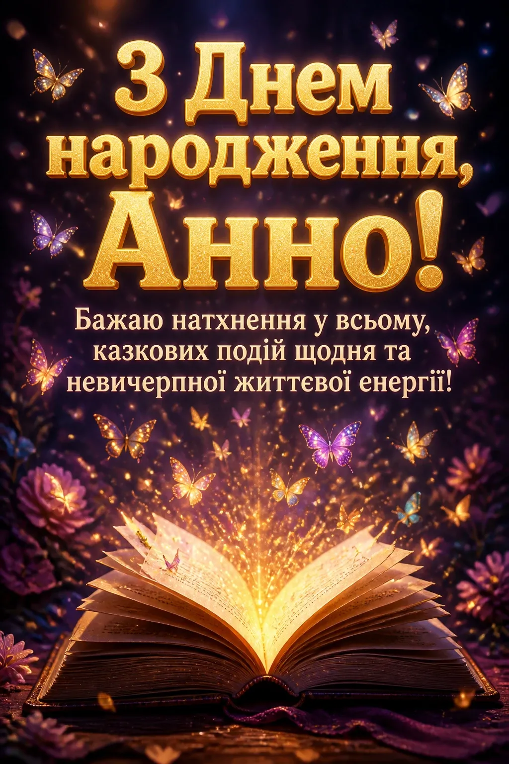 з днем народження анна