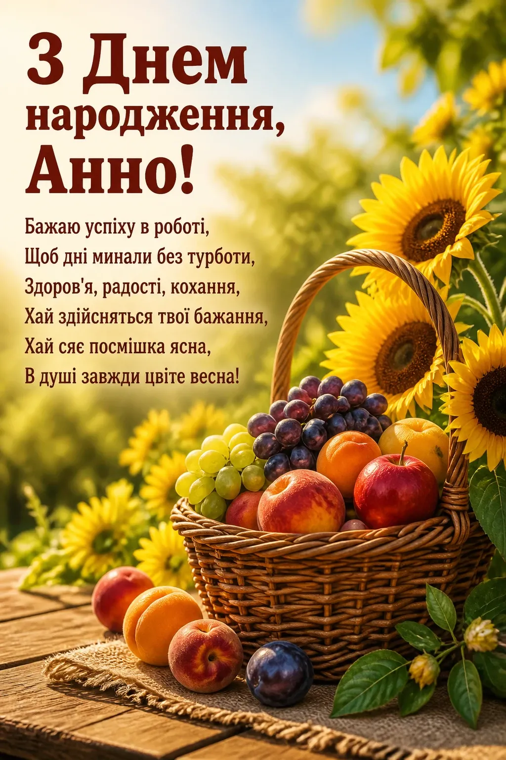 з днем народження анна