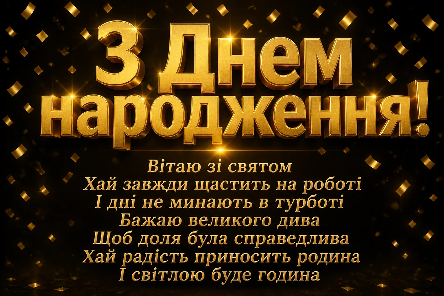 happy birthday привітання