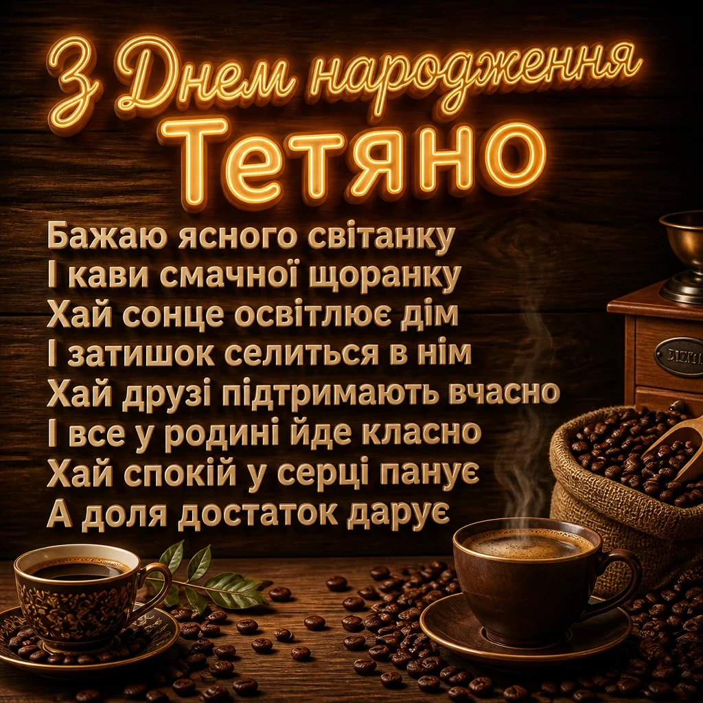з днем народження таня