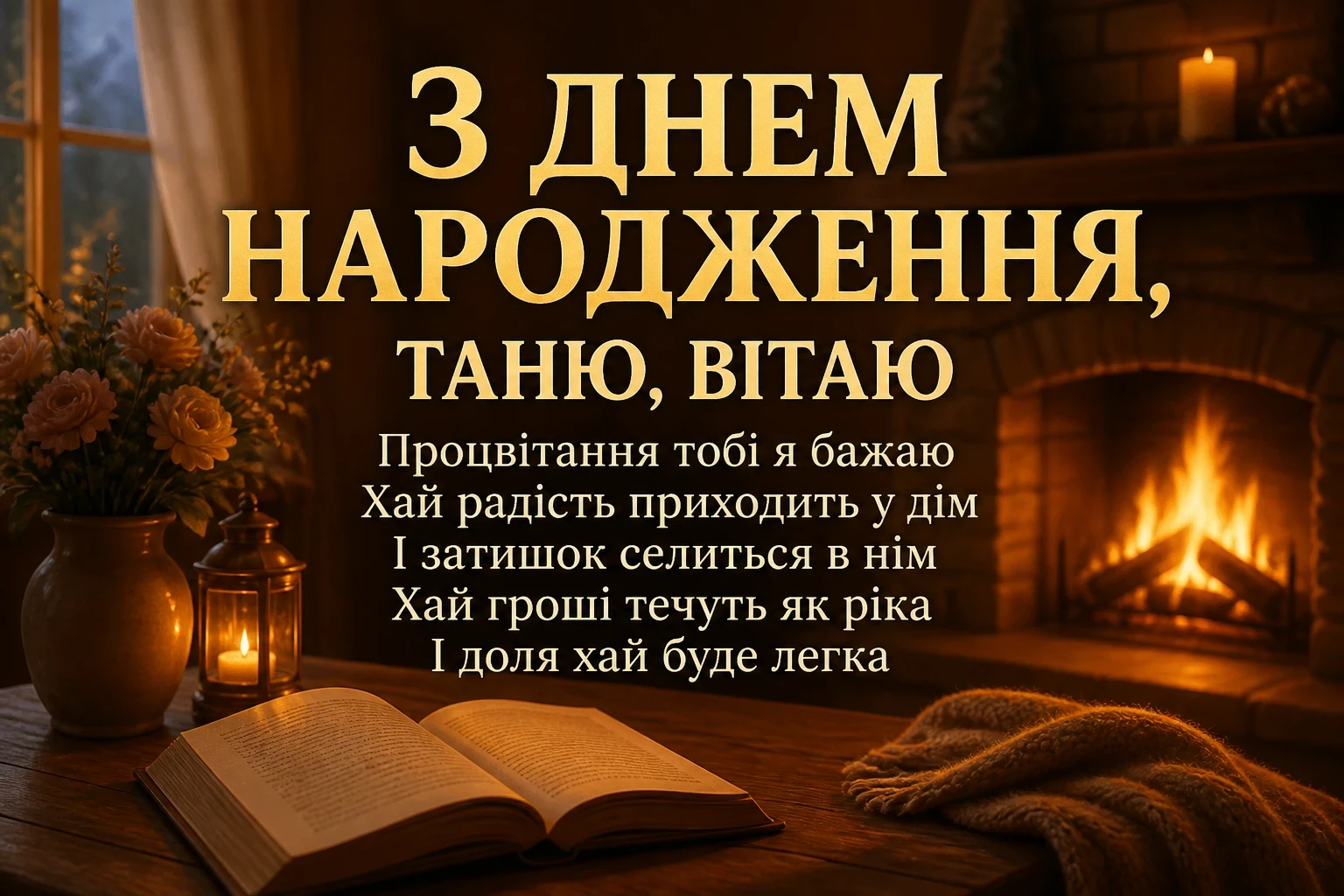 з днем народження таня