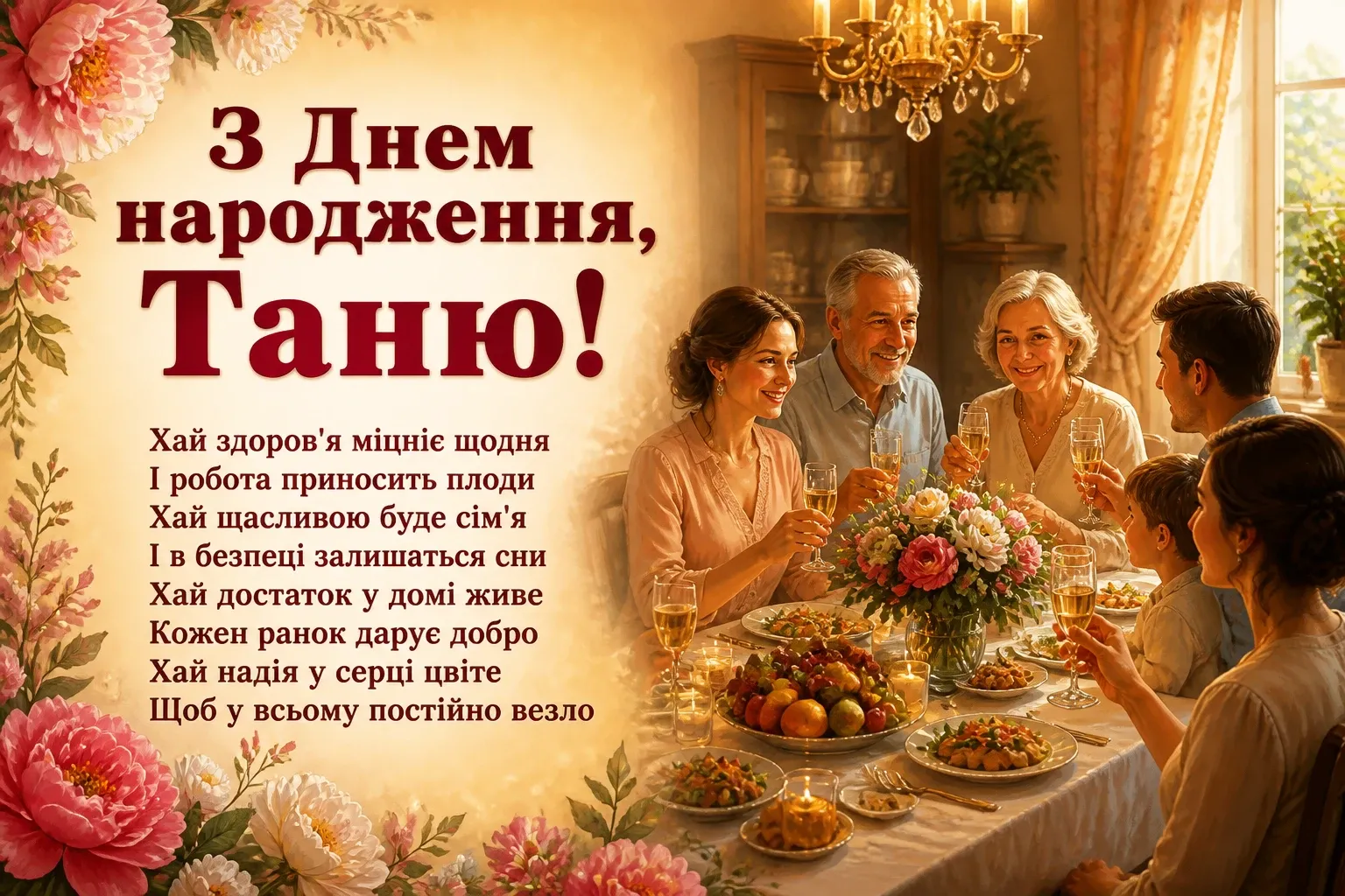 з днем народження таня