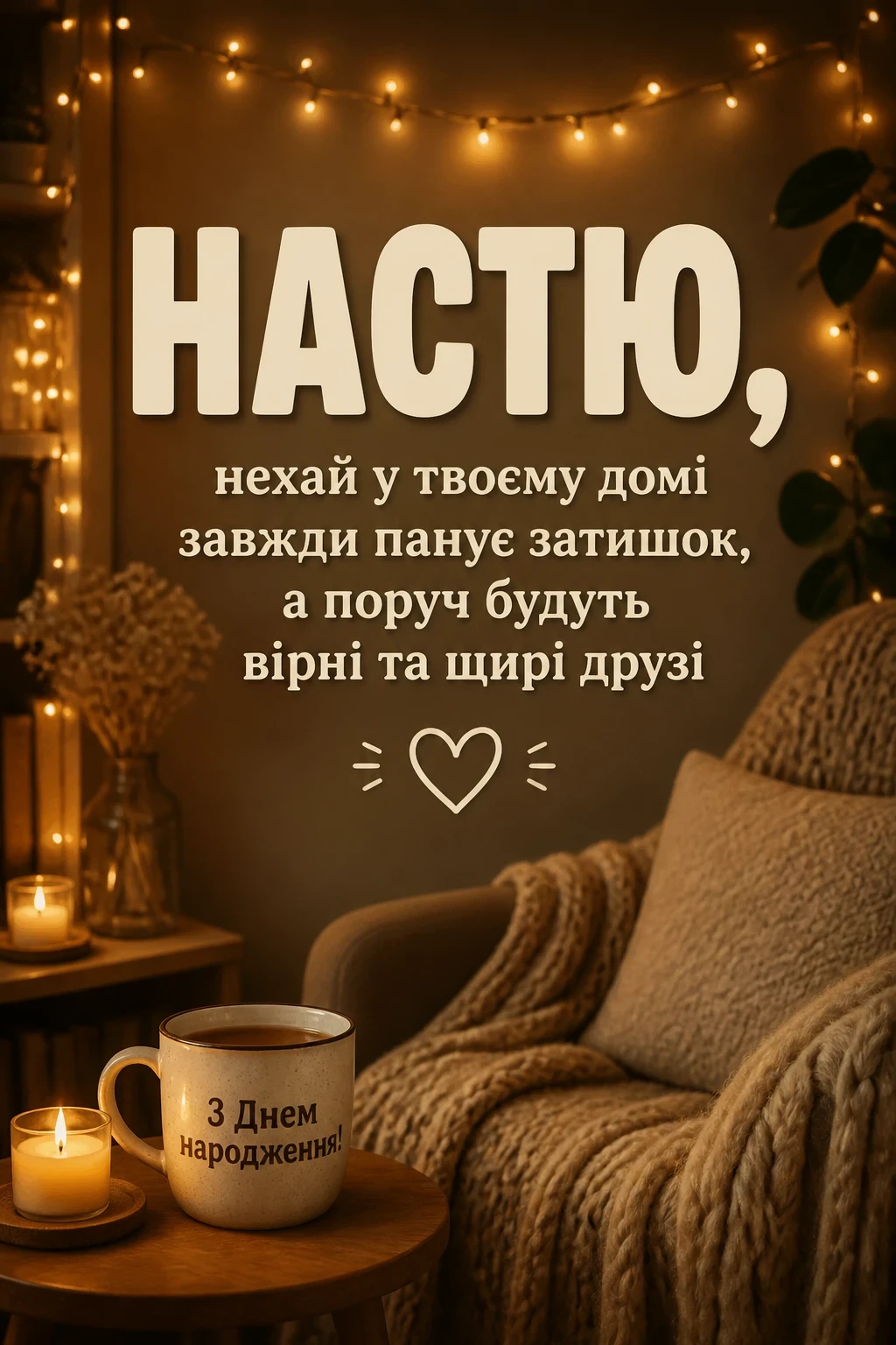 з днем народження настя