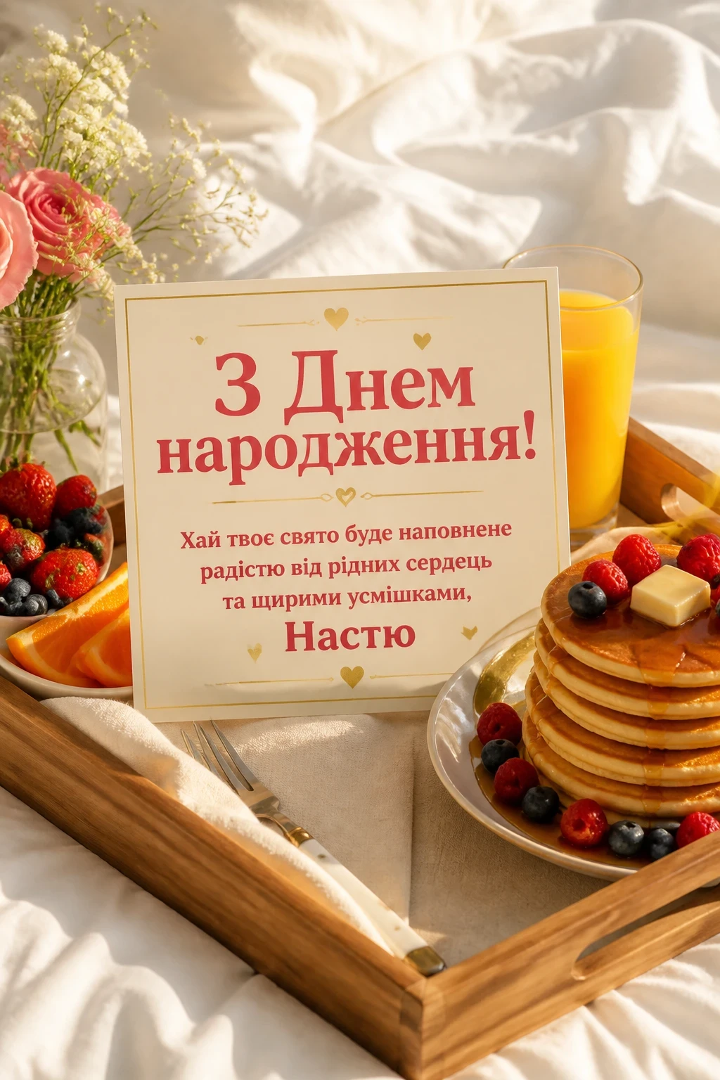 з днем народження настя