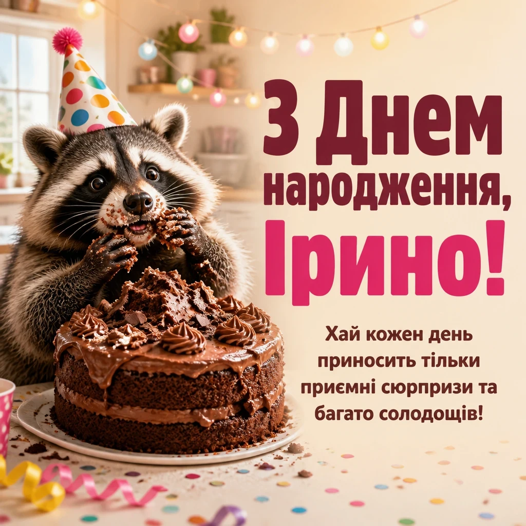 з днем народження ірина