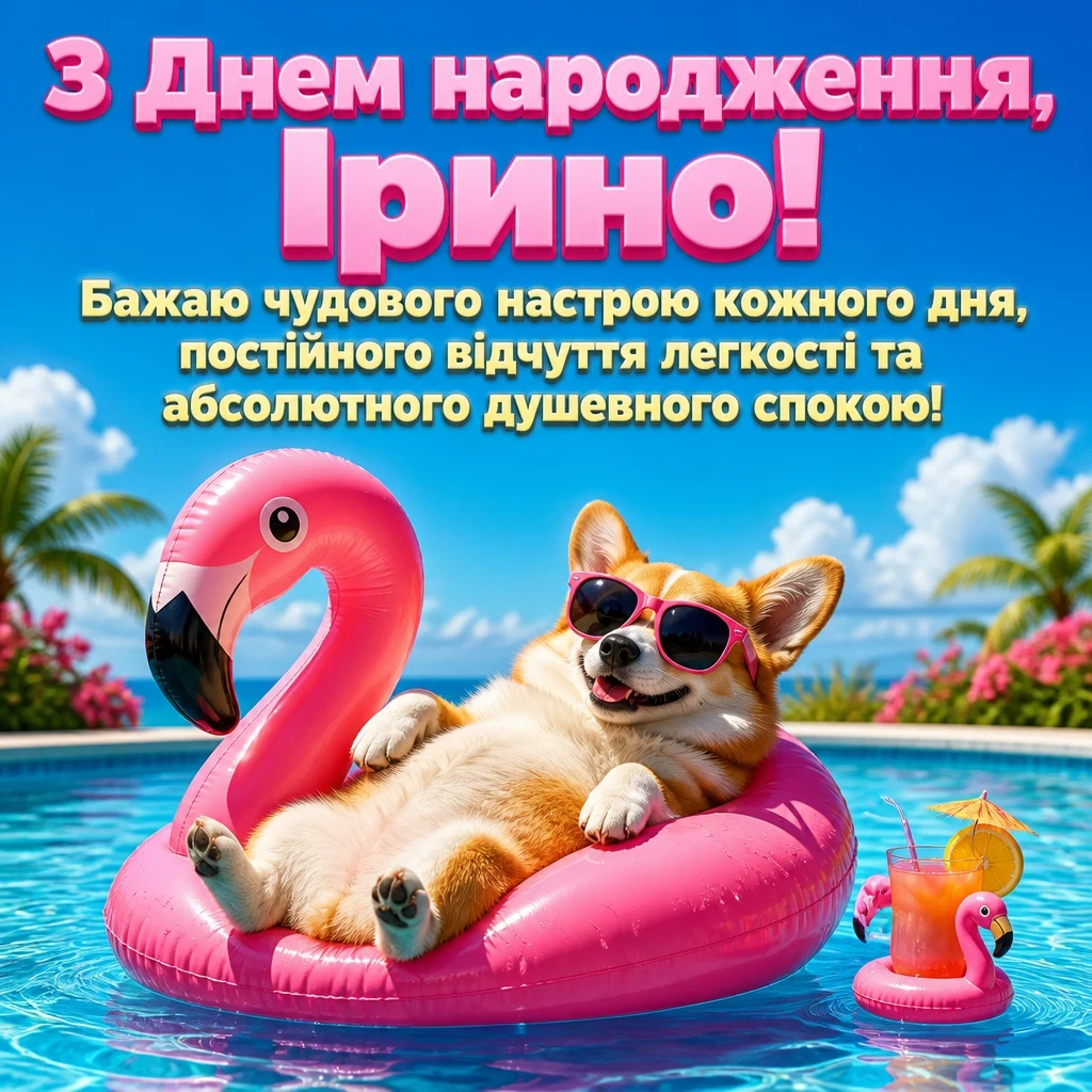 з днем народження ірина