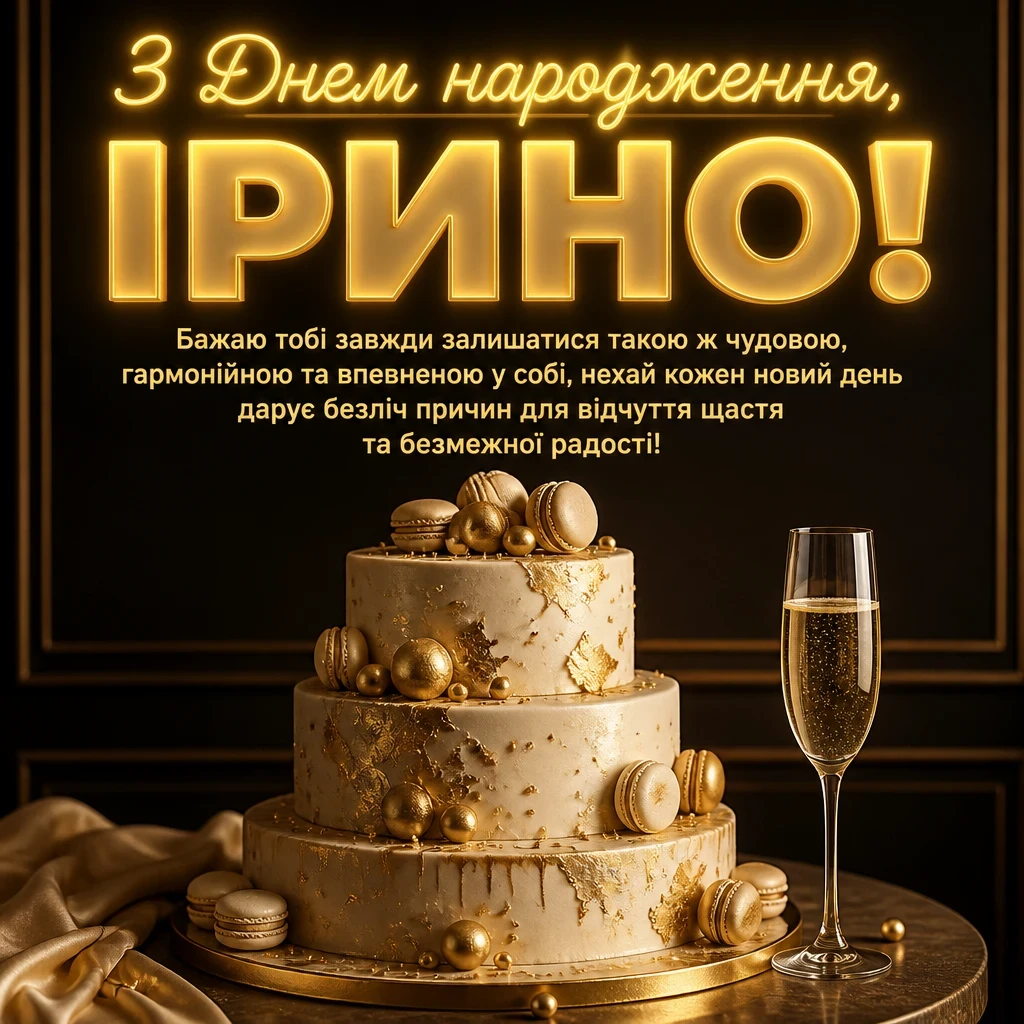 з днем народження ірина