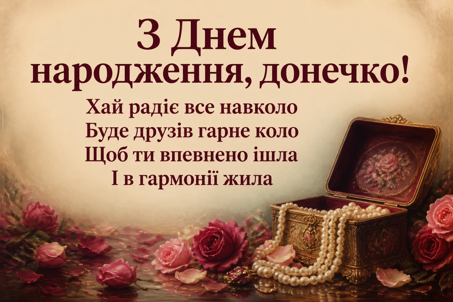 люба донечка з днем народження донечко люба донечка з днем народження донечко