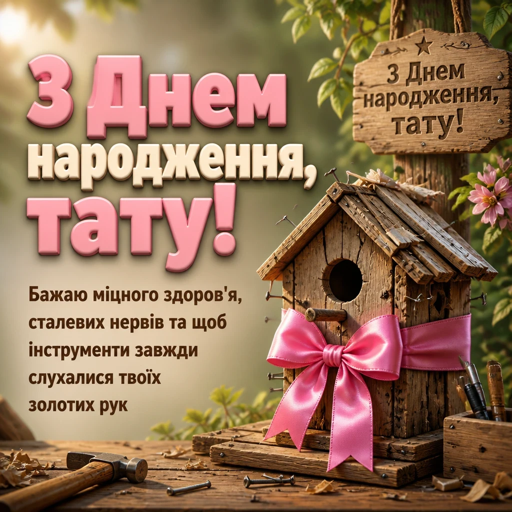 привітання з днем народження татові від дочки до сліз