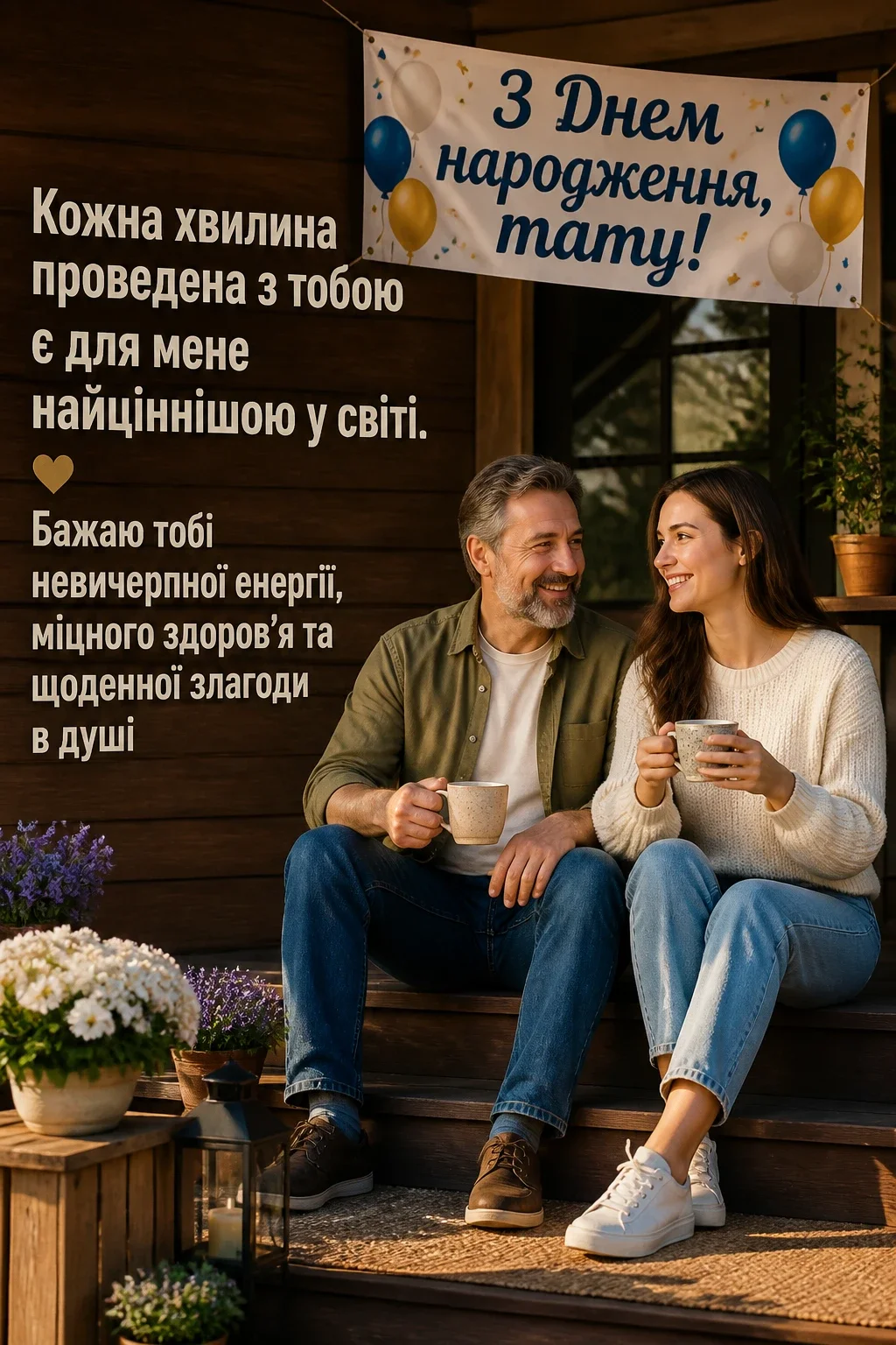привітання з днем народження татові від дочки до сліз