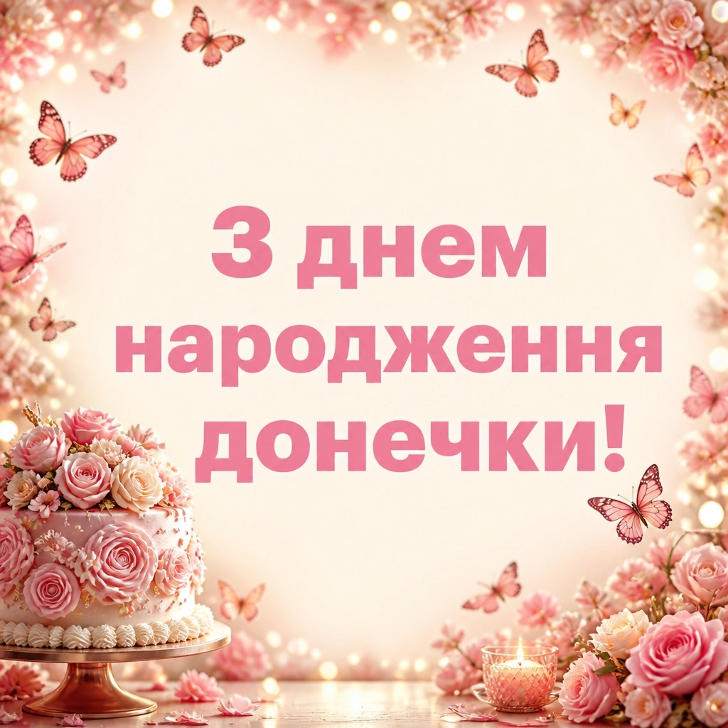 привітання мамі з днем народження донечки