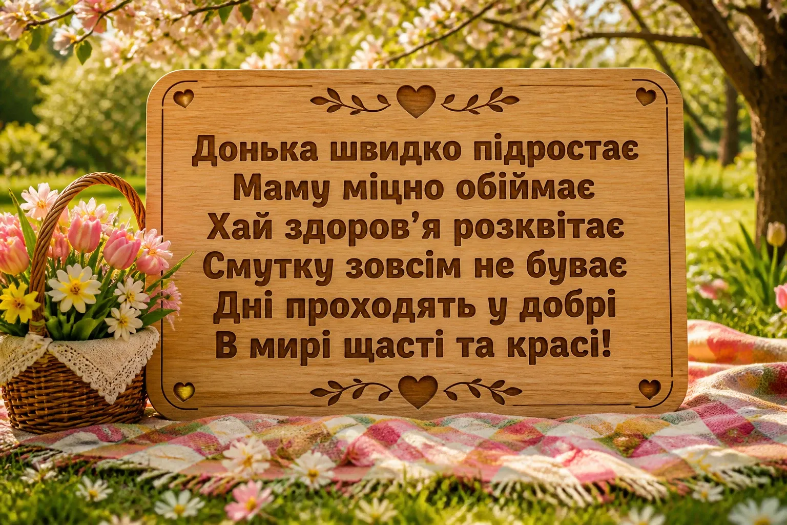 привітання мамі з днем народження донечки