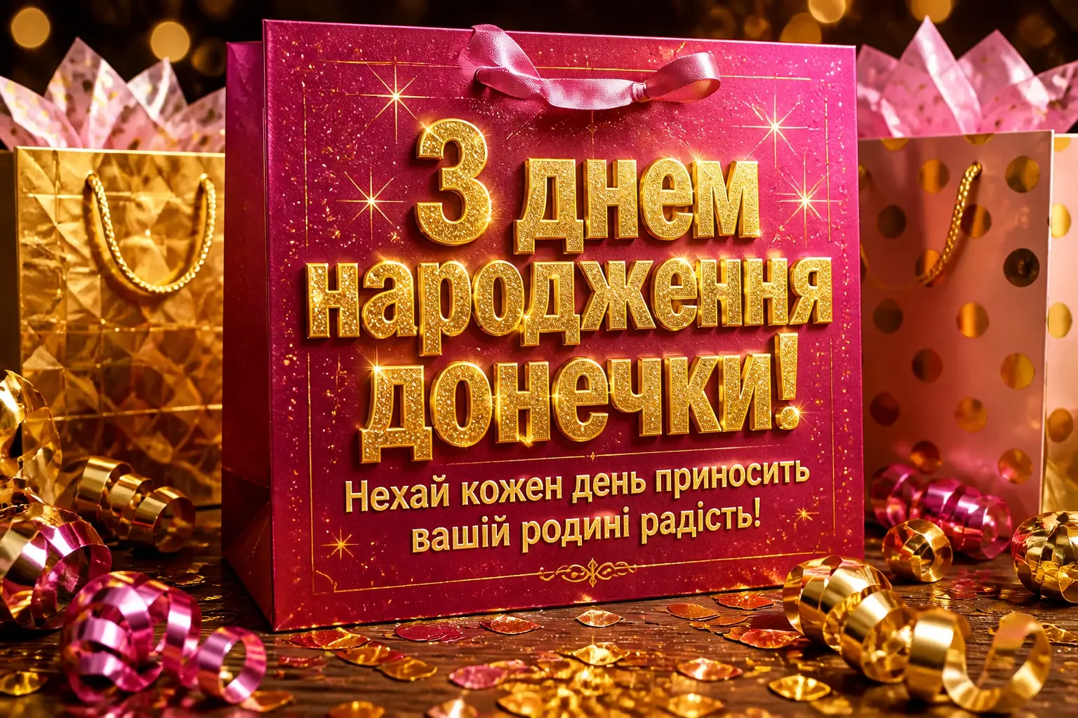 привітання мамі з днем народження донечки