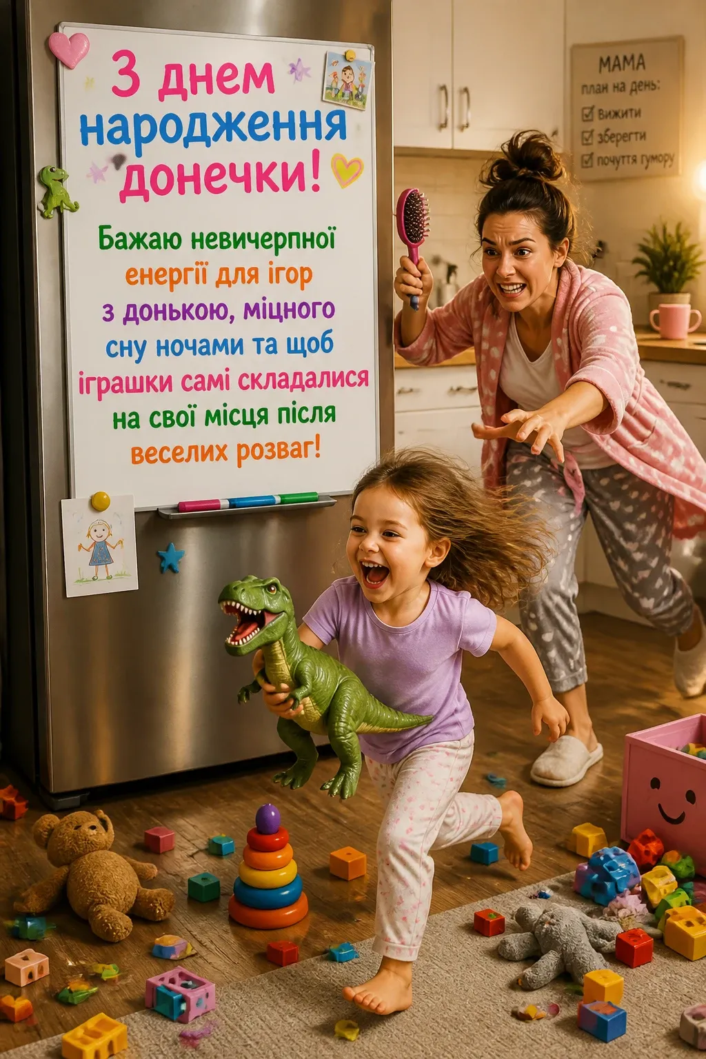привітання мамі з днем народження донечки