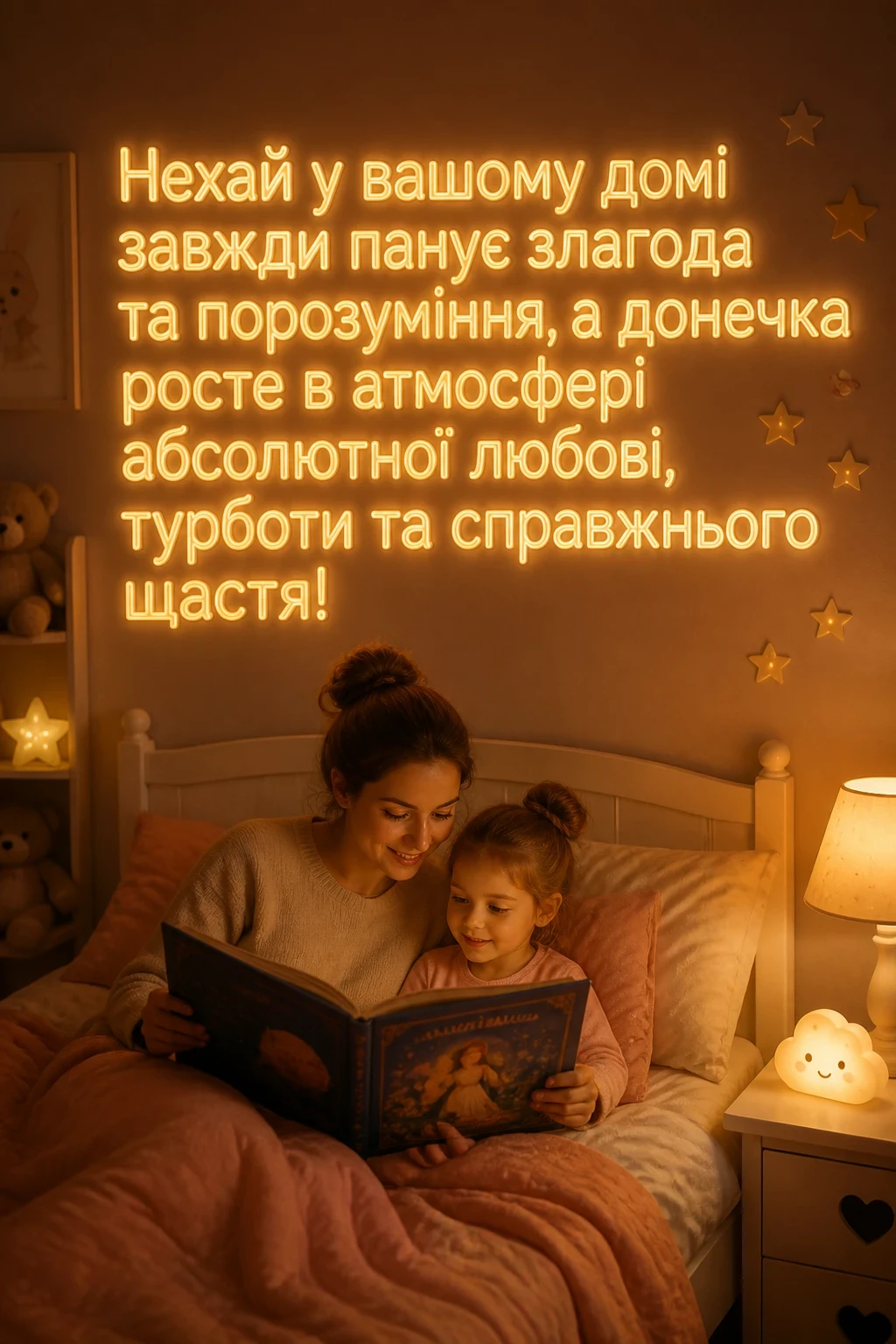 привітання мамі з днем народження донечки