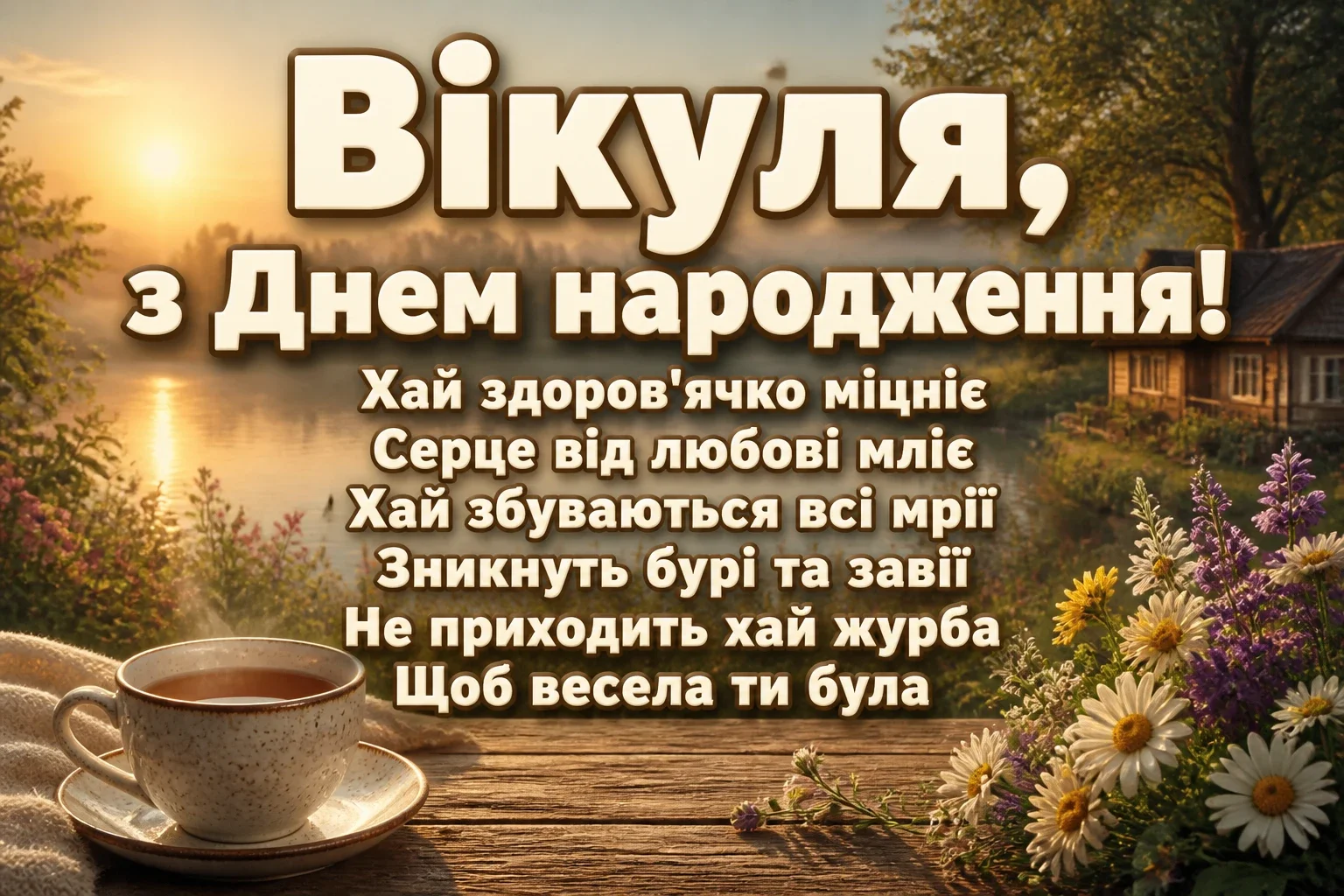 з днем народження віка