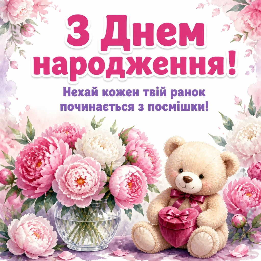 привітання з днем народження внучки від бабусі
