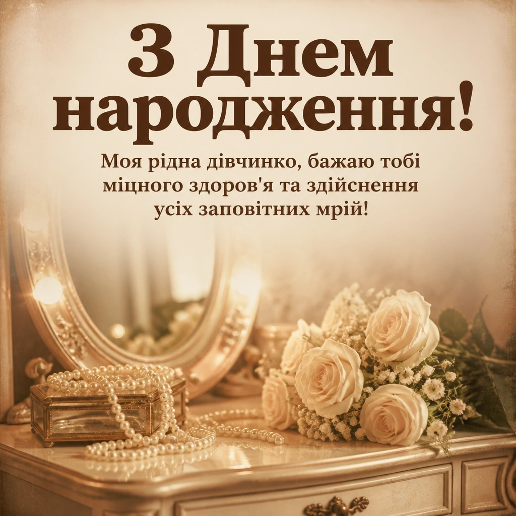привітання з днем народження внучки від бабусі