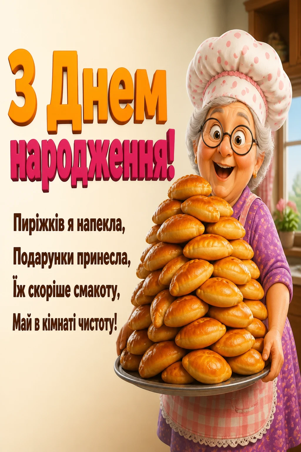 привітання з днем народження внучки від бабусі