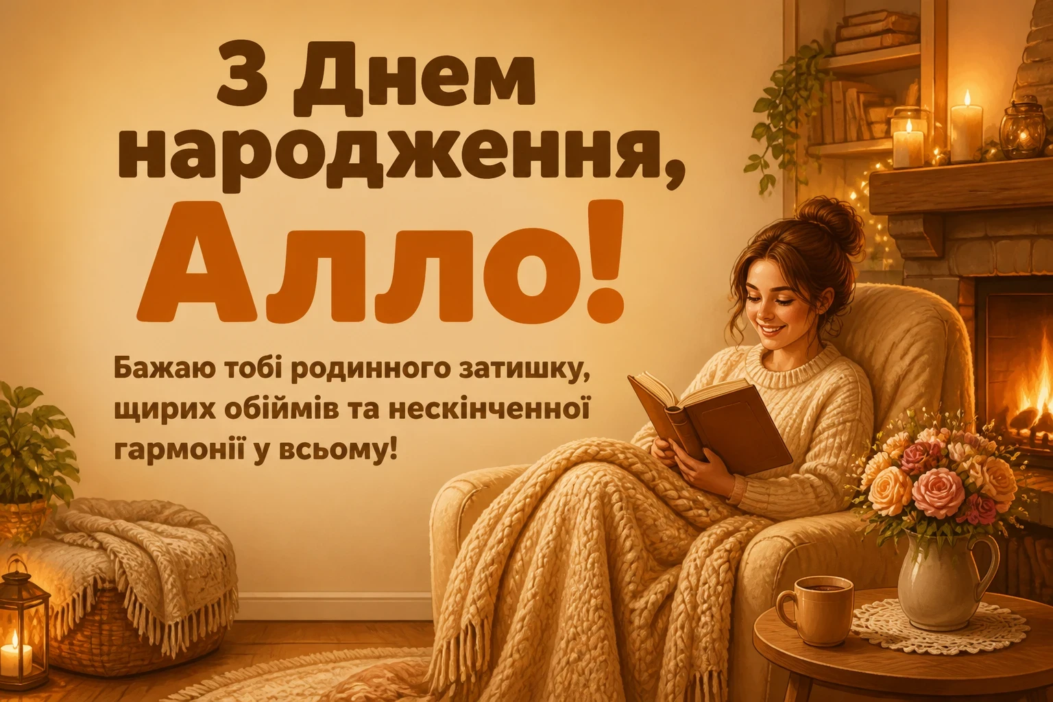 з днем народження алла