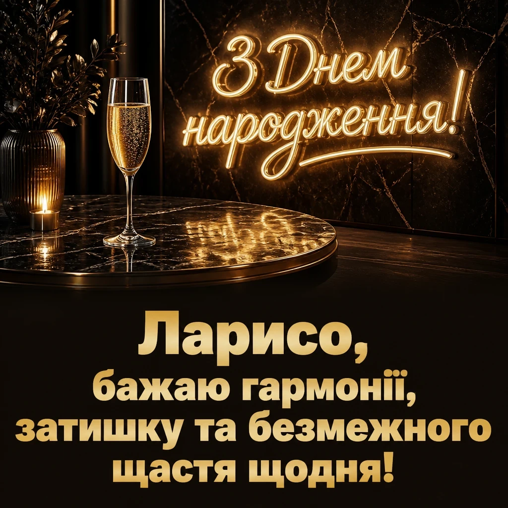 з днем народження лариса
