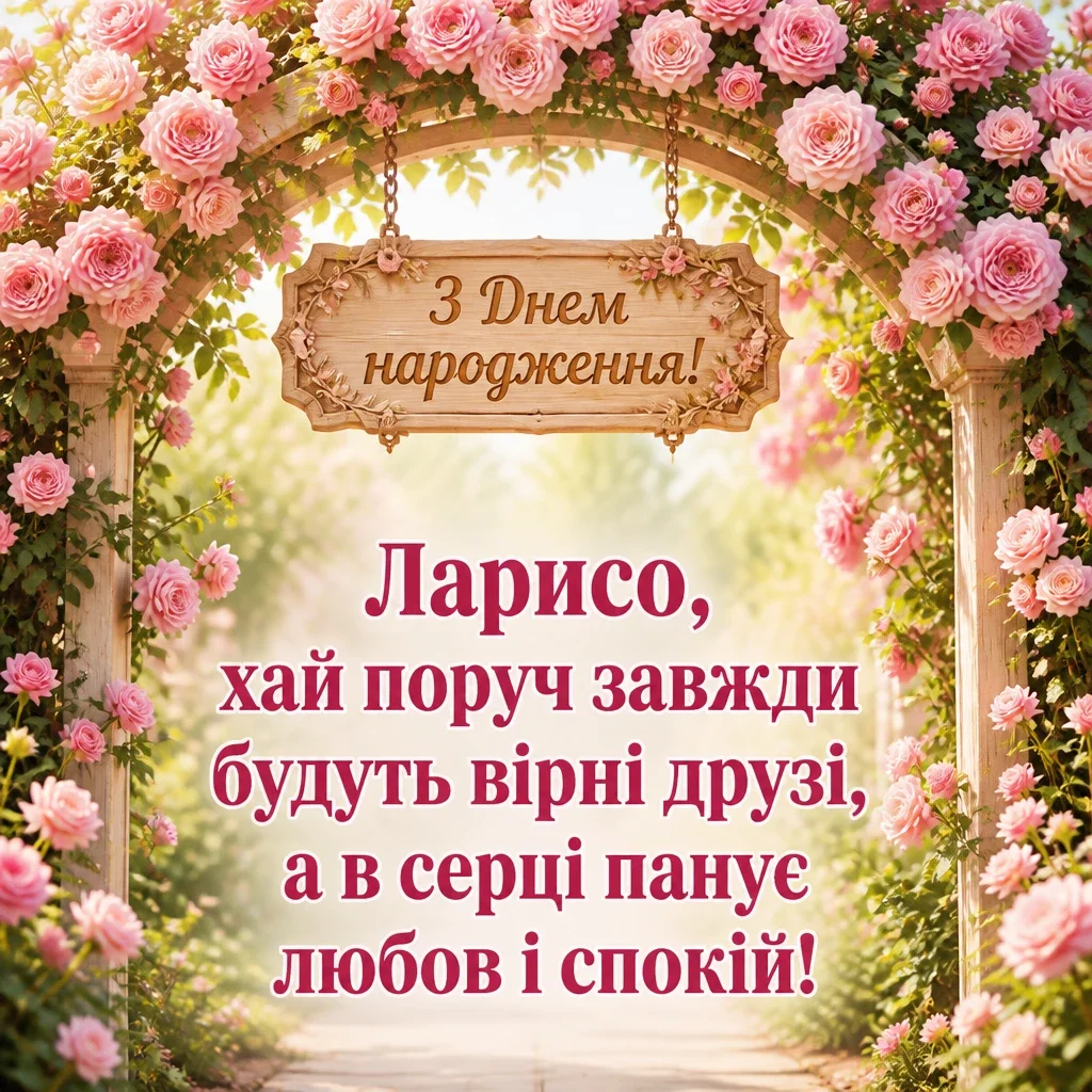 з днем народження лариса
