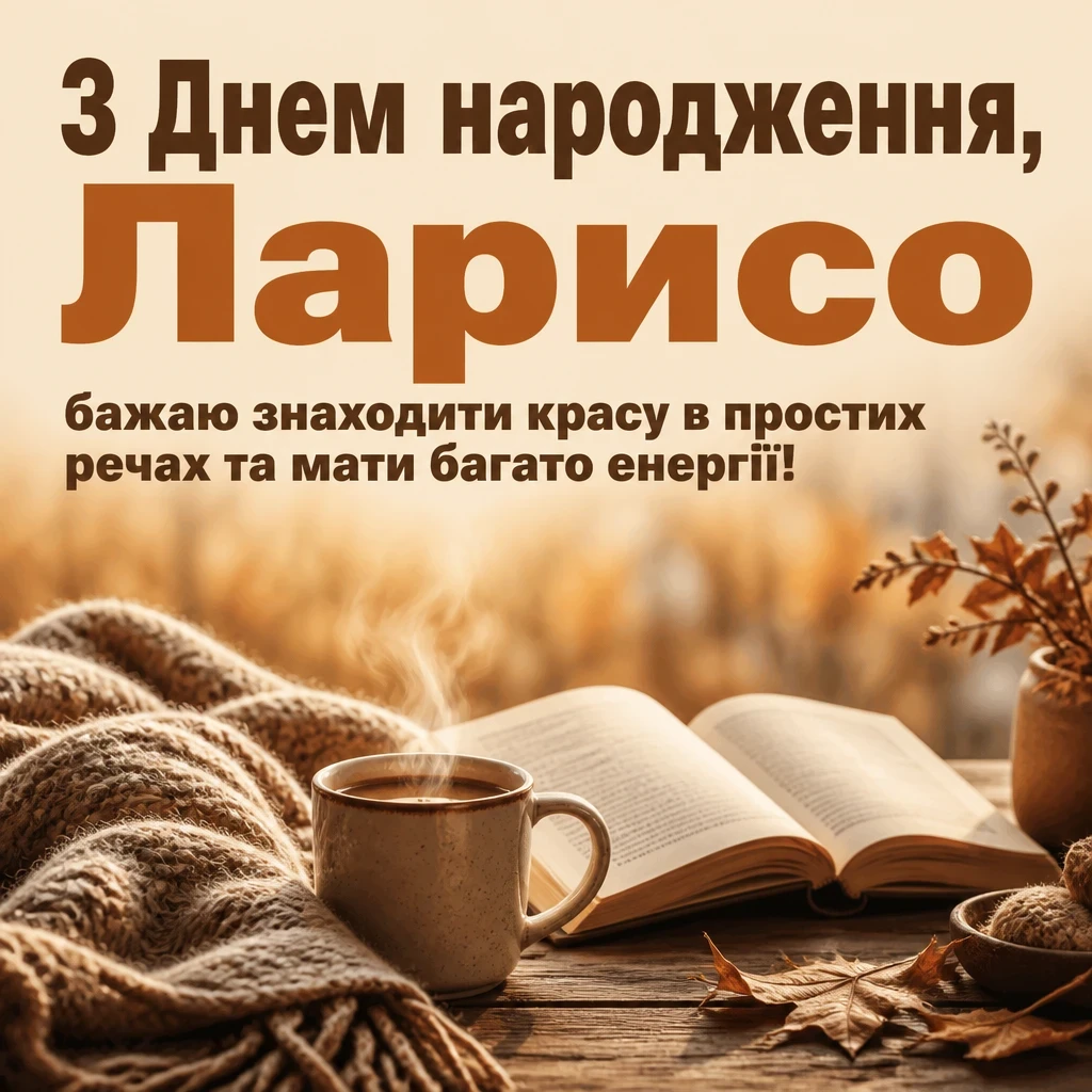 з днем народження лариса