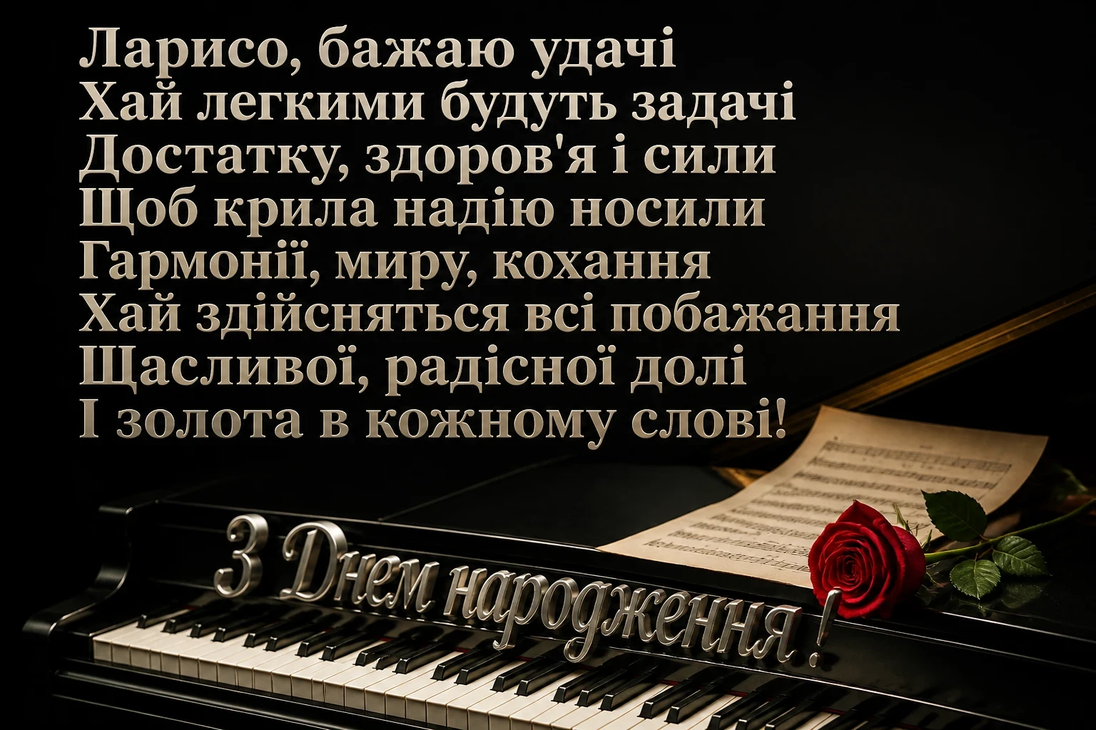 з днем народження лариса