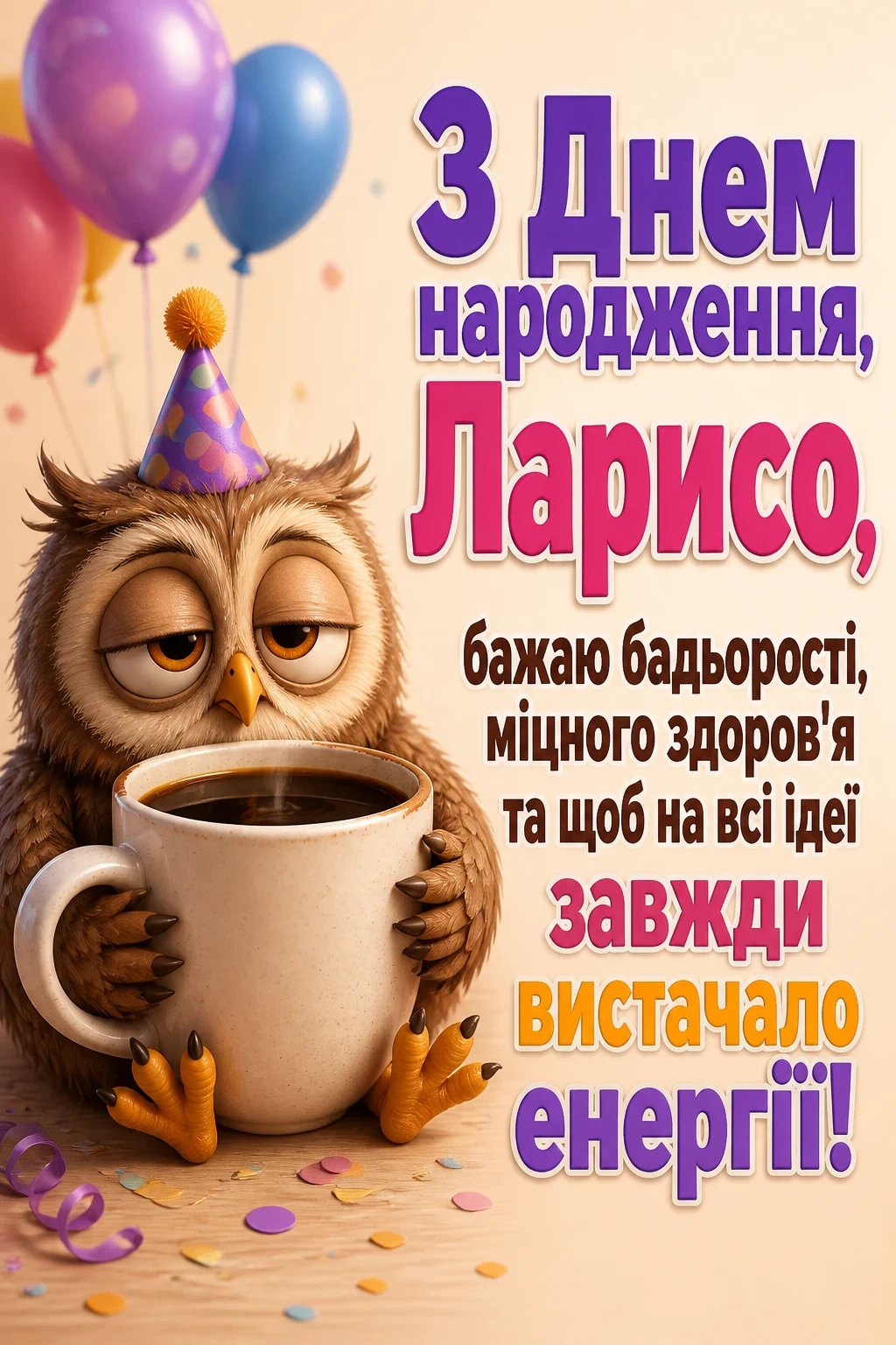з днем народження лариса