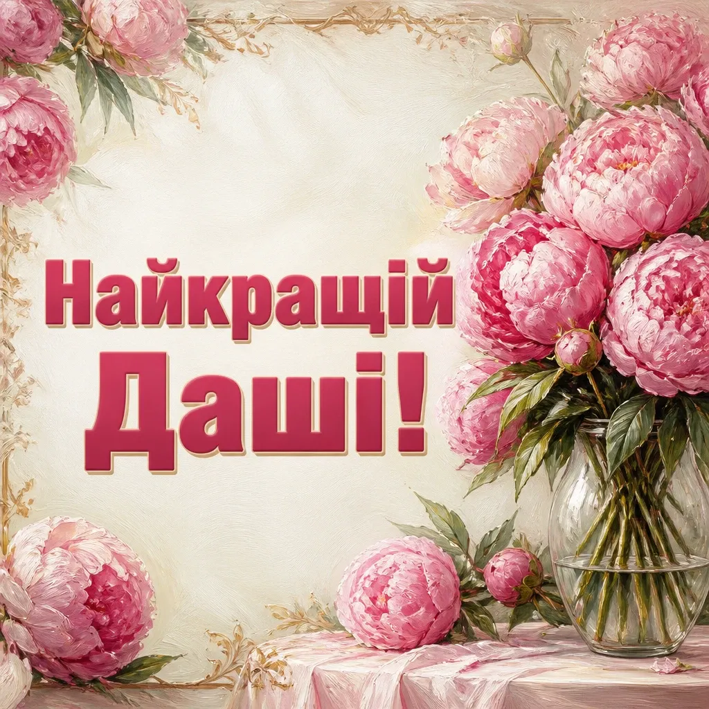 з днем народження даша