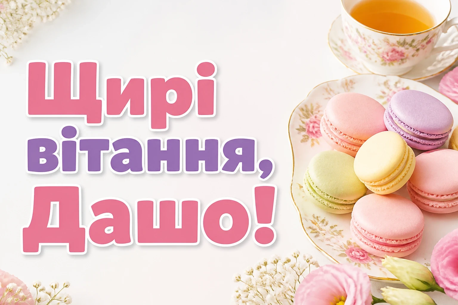 з днем народження даша