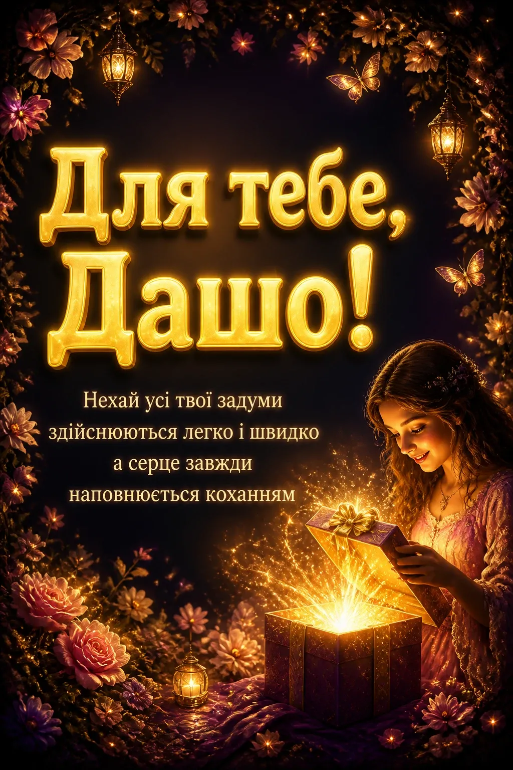 з днем народження даша