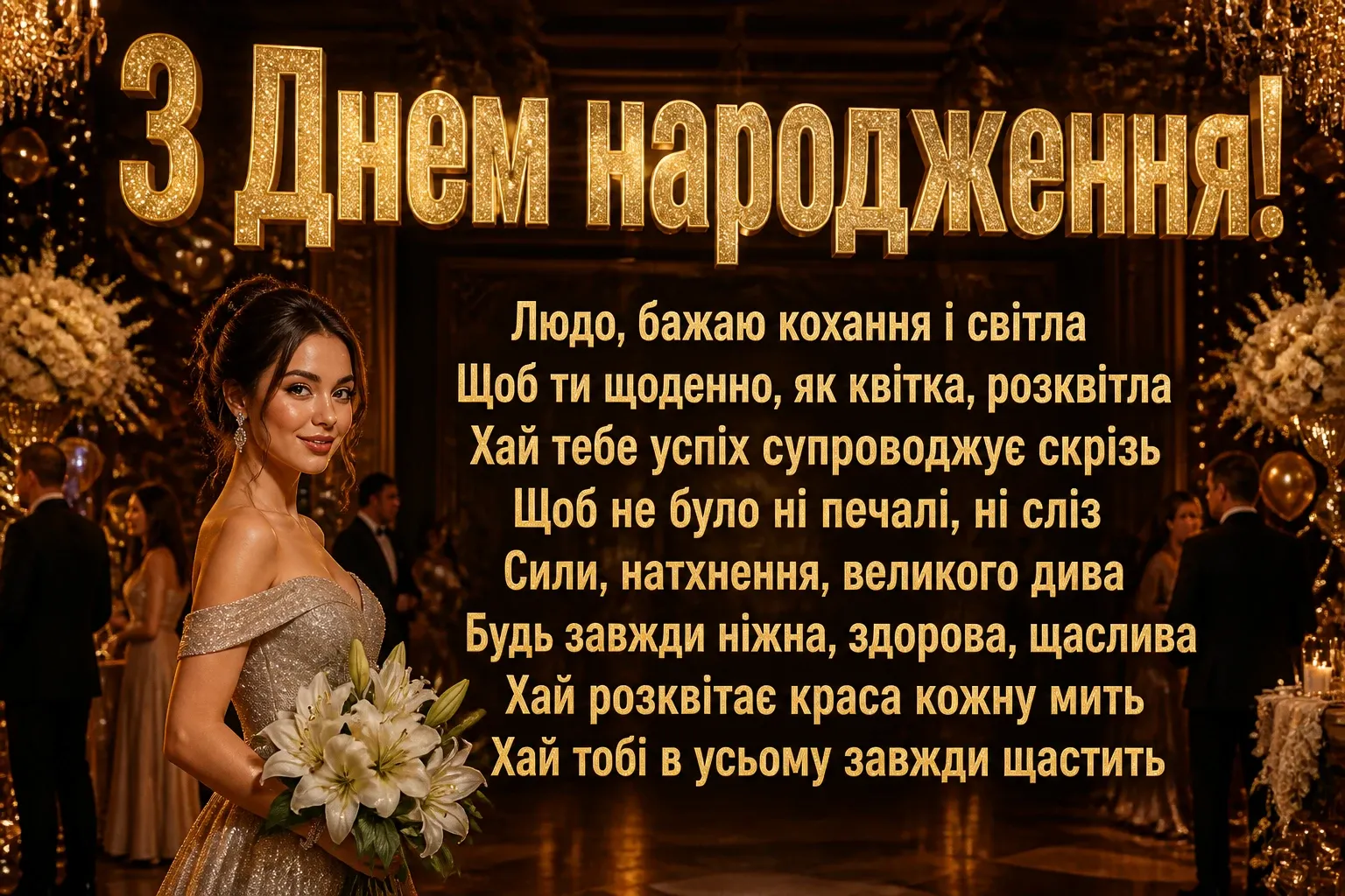 люда з днем народження