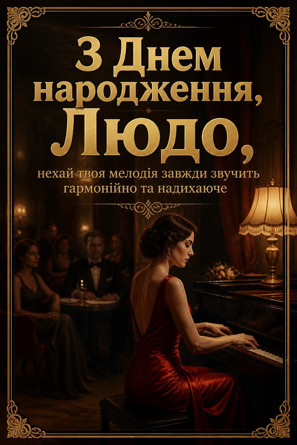люда з днем народження