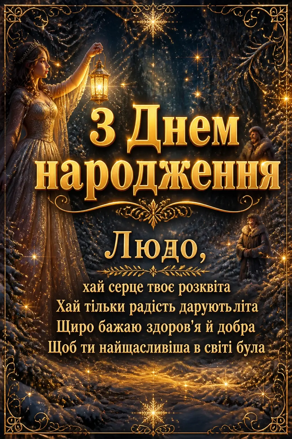 люда з днем народження