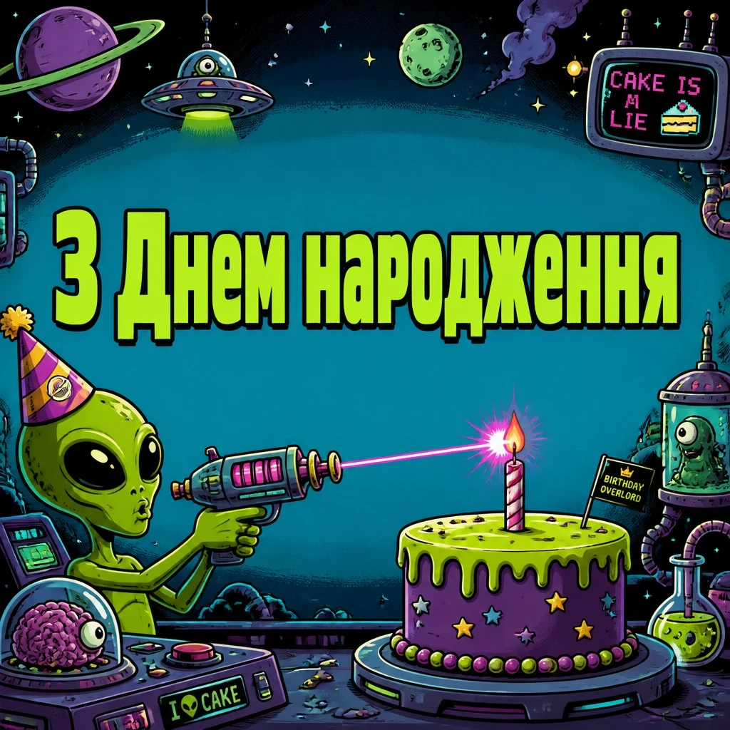 привітання з днем народження смішні